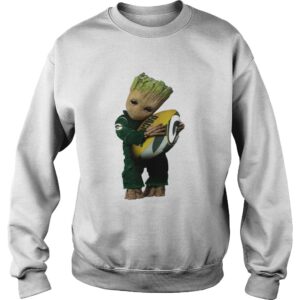 Baby Groot hug Green Bay Packers shirt 3