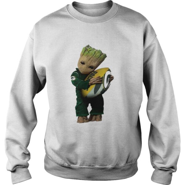 Baby Groot hug Green Bay Packers shirt