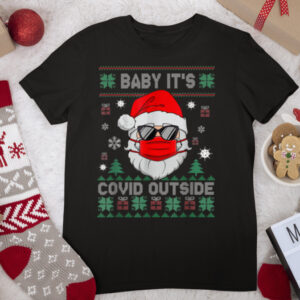 Baby It’s Outsides Funny Christmas Santa Clause Quarantines T Shirt