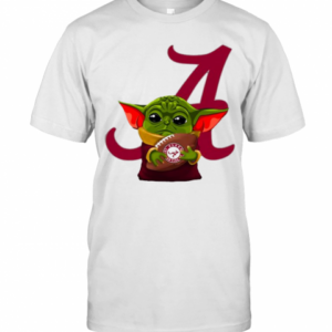 Baby Yoda Hug Atlanta Braves Football T-Shirt