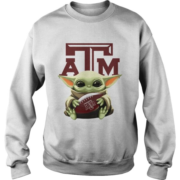 Baby Yoda Hug Texas AM Aggies shirt