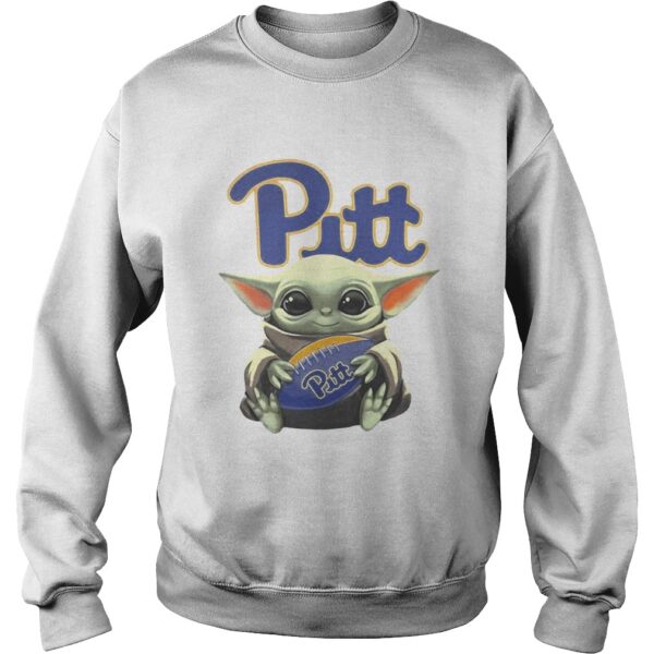 Baby Yoda Hugging Pitt shirt