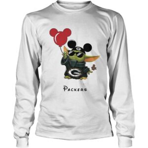 Baby Yoda Mickey Mouse Bay Packers shirt