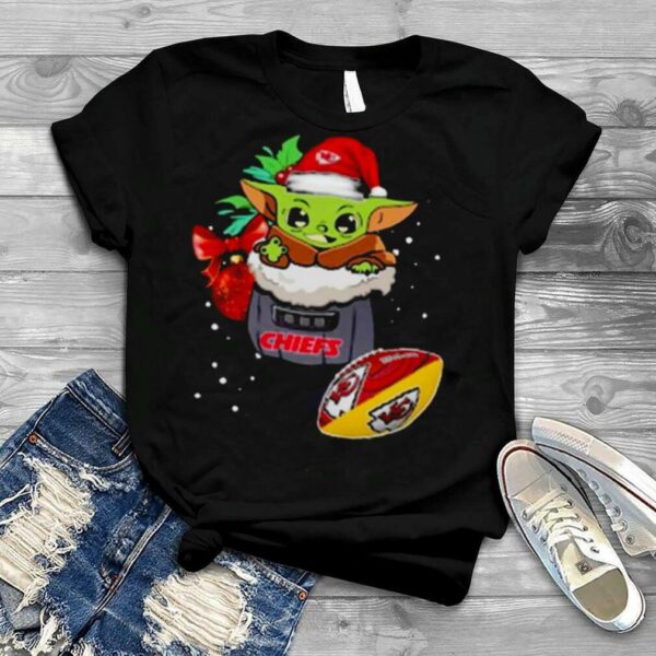 Baby Yoda Star Wars Kansas City Chiefs Christmas 2022 shirt