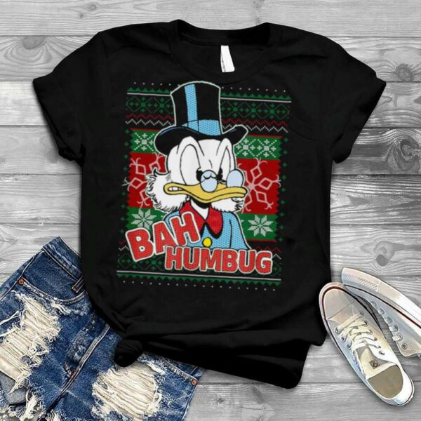 Bah Humbug Christmas Donald Duck Cartoon shirt