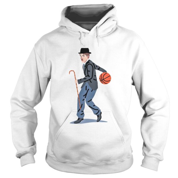 Balling chaplin playing basketball art shirt