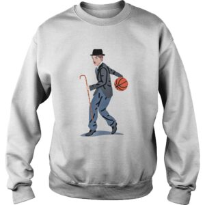 Balling chaplin playing basketball art shirt