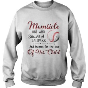 Baseball Momsicle One Who Sits At A Ballpark shirt