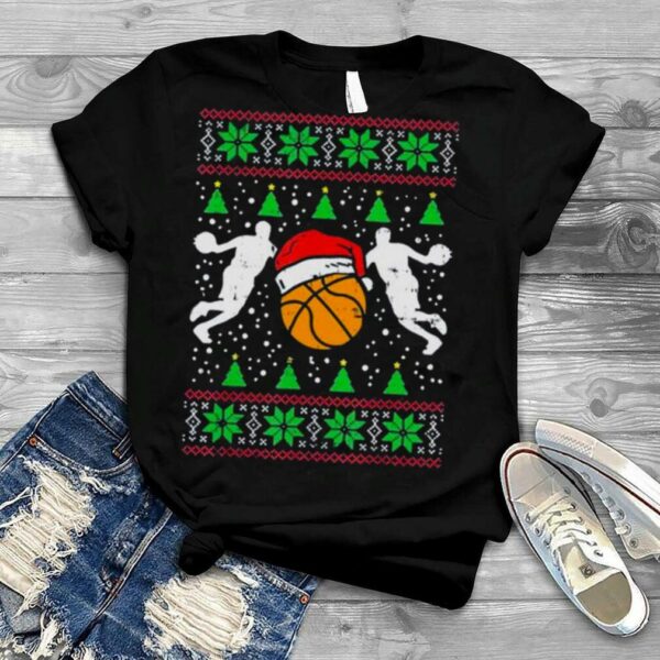 Basketball sport coach player ugly Christmas shirt