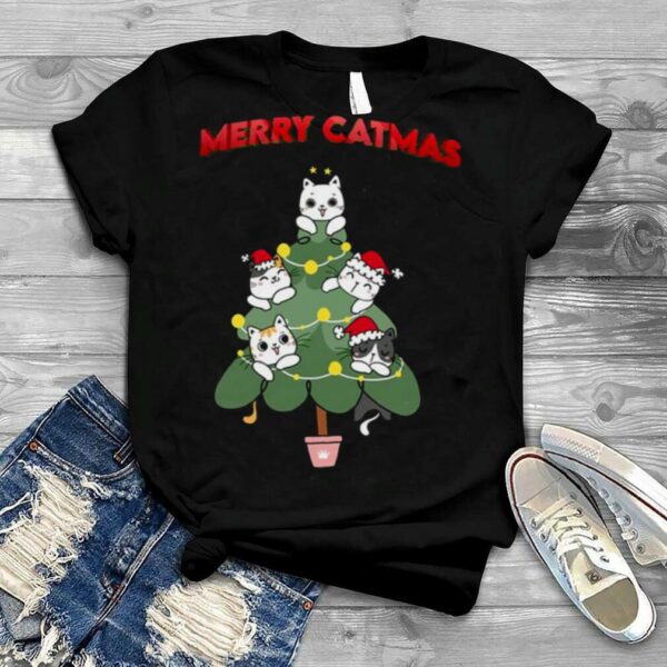 Be Careful With Cat Playing With Christmas shirt