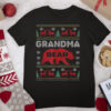 Bear Grandma Holiday Snow Tree Reindeer Ugly Christmas T Shirt