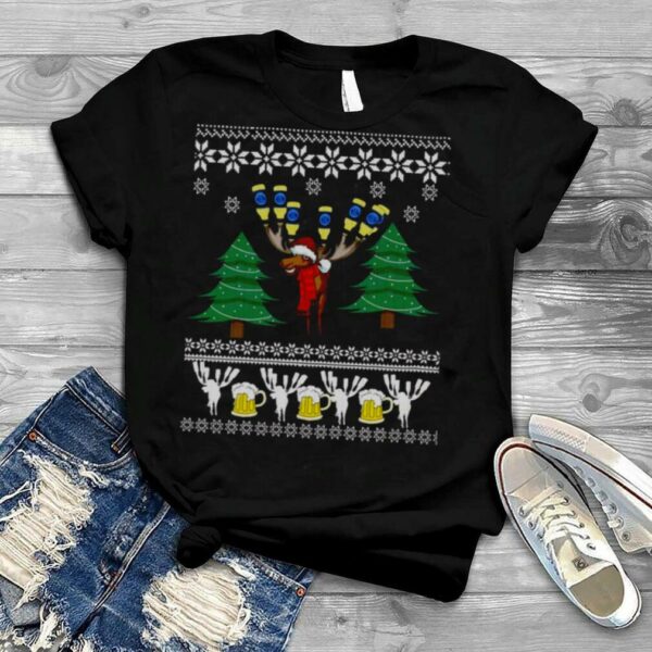 Beer Moose Ugly Christmas shirt