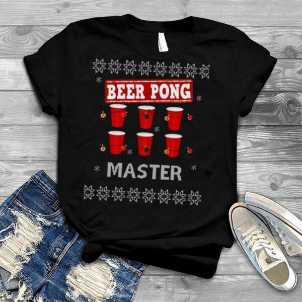 Beer Pong Ugly Christmas shirt