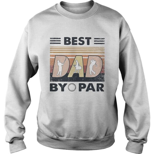 Best dad by golf par vintage shirt