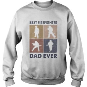 Best firefighter dad ever shirt