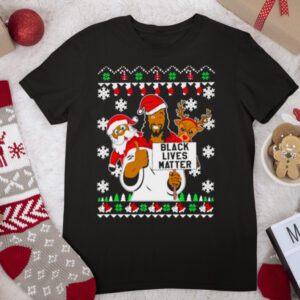 Black Lives Matter Jeses Christmas Sweater Shirt