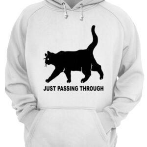 Black cat just passing through Dallas Cowboys shirt 2 Black cat just passing through Dallas Cowboys shirt 3