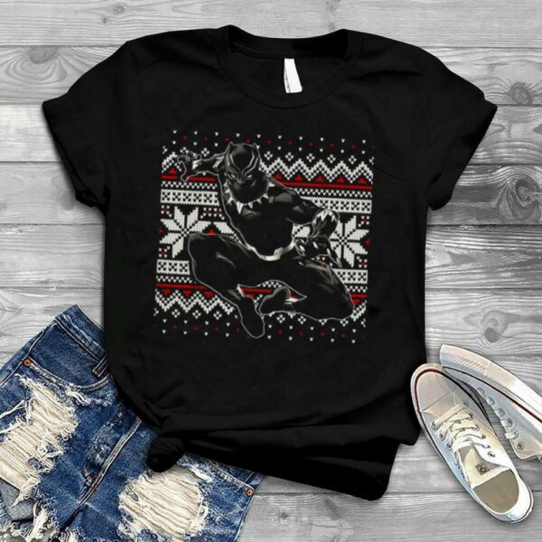 Blackpanther Marvel Crouch Ugly Christmas shirt