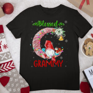 Blessed Grammy Lights Christmas Pajama Xmas Costume Grandma T Shirt