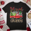 Blessed Granny Buffalo Plaid Christmas Xmas Truck Women T Shirt