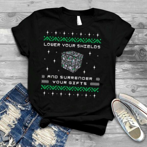 Borg Cube Funny Ugly Christmas Star Wars shirt