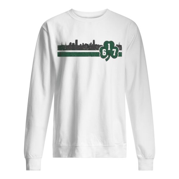Boston 617 Shamrock Sideline shirt