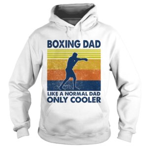 Boxing dad like a normal dad only cooler vintage retro shirt