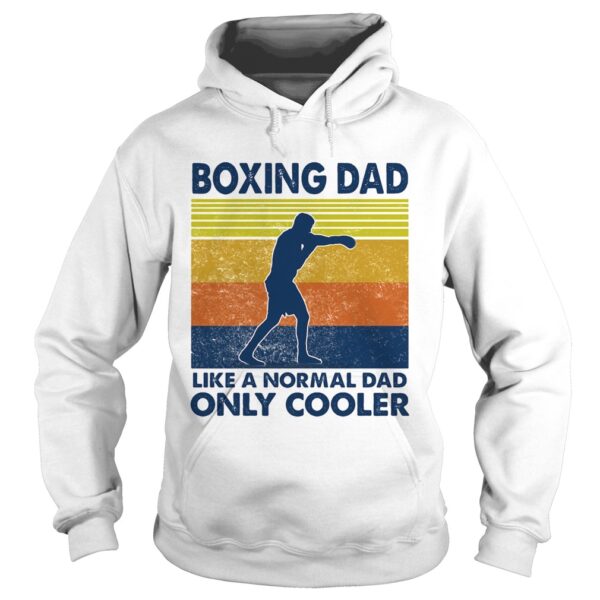 Boxing dad like a normal dad only cooler vintage retro shirt