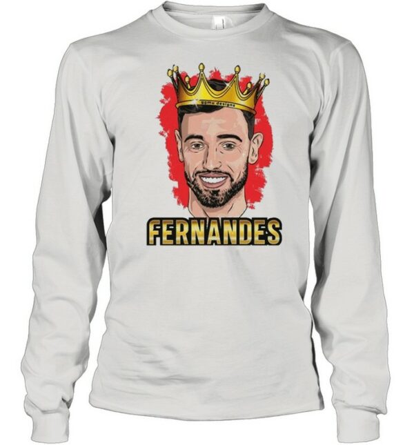 Bruno Fernandes Portuguese Footballer king shirt