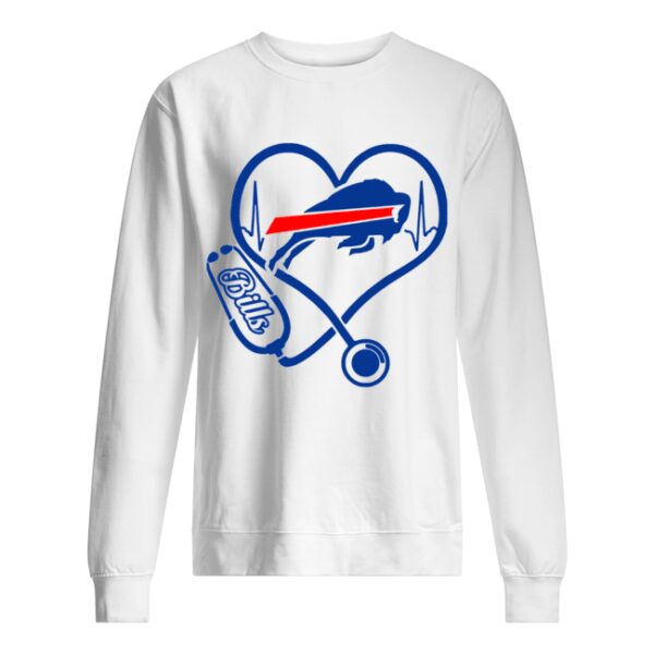 Buffalo Bills Nurse Heartbeat shirt