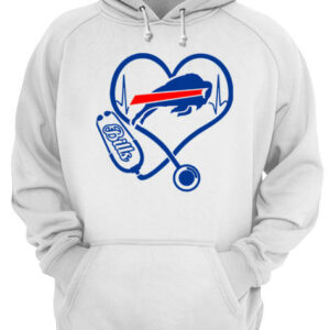 Buffalo Bills Nurse Heartbeat shirt 2 Buffalo Bills Nurse Heartbeat shirt 3