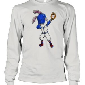 Bunny dabbing playing Baseball shirt