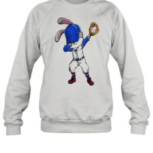 Bunny dabbing playing Baseball shirt