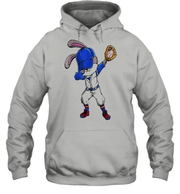 Bunny dabbing playing Baseball shirt