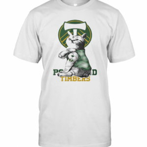 Cat Tattoos Portland Timbers Logo T-Shirt