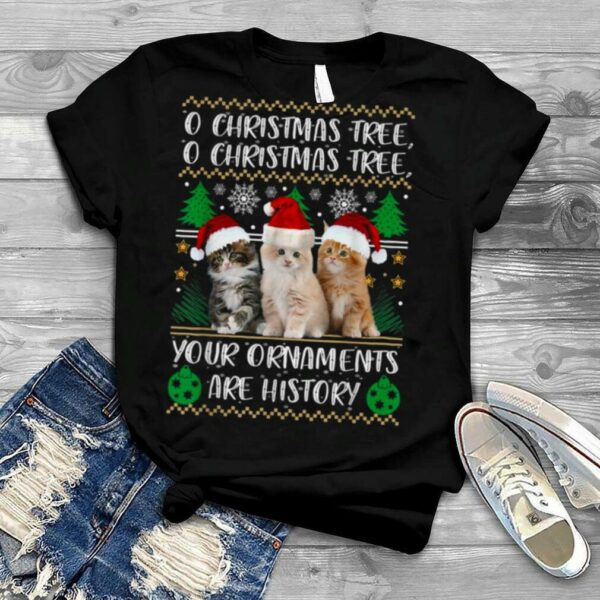 Cats Christmas Ornaments Pajama shirt