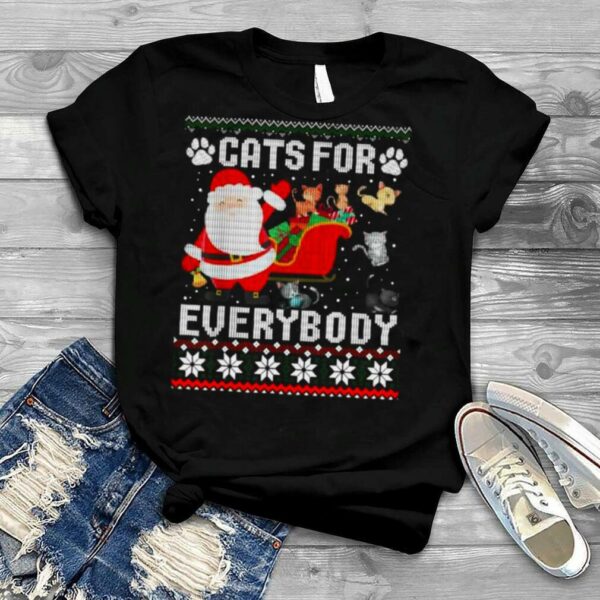 Cats For Everybody Ugly Christmas shirt