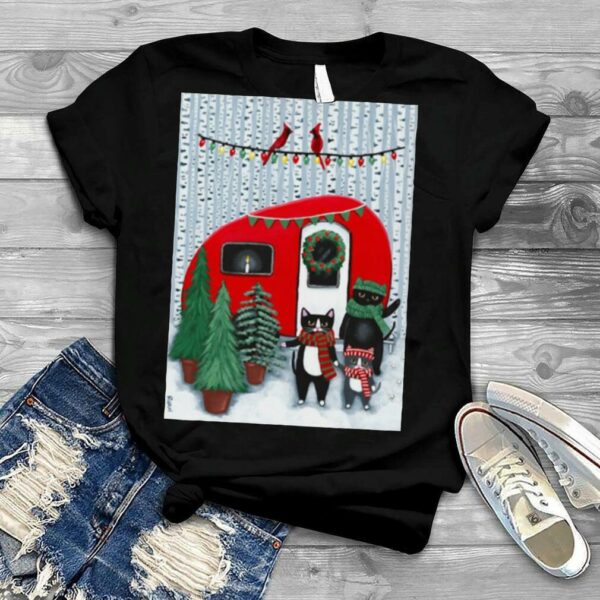 Cats Picking Out The Christmas Tree shirt