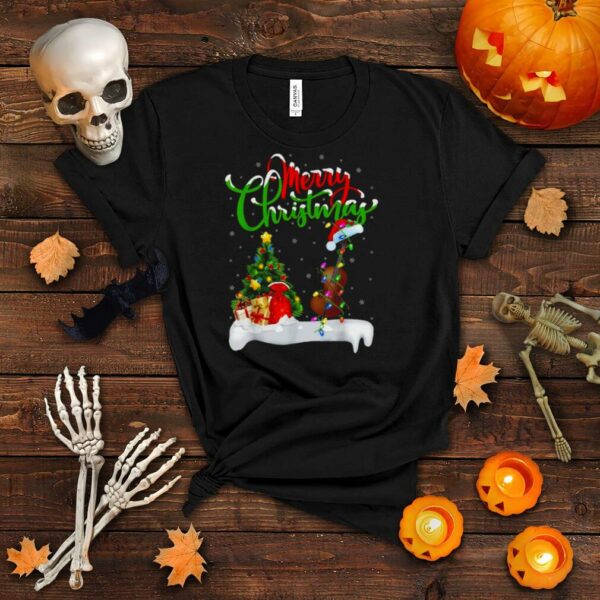 Cello Music Xmas Lighting Santa Cello Christmas Sweater T shirt