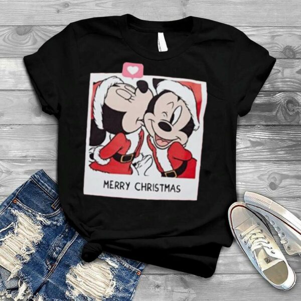 Cheap santa mickey mouse and minnie disney Christmas shirt