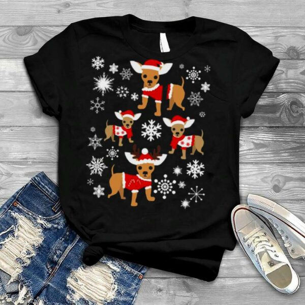 Chihuahua Cosplay Reindeer Christmas shirt