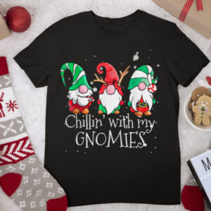 Chillin’ With My Gnomies Funny Family Matching Christmas T Shirt