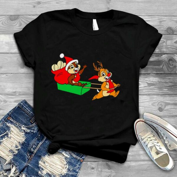 Chip And Dale On A Christmas Sleigh shirt