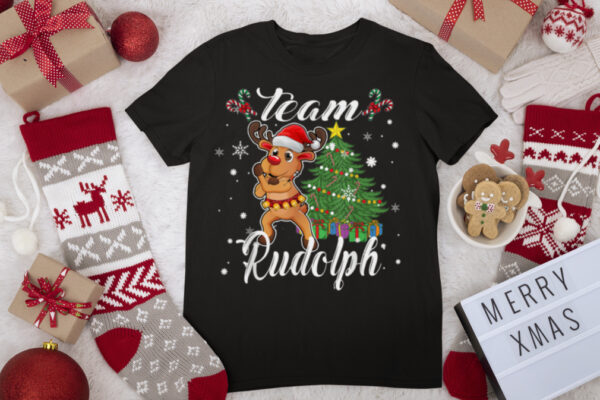 Christmas 2021 Team Rudolph T Shirt