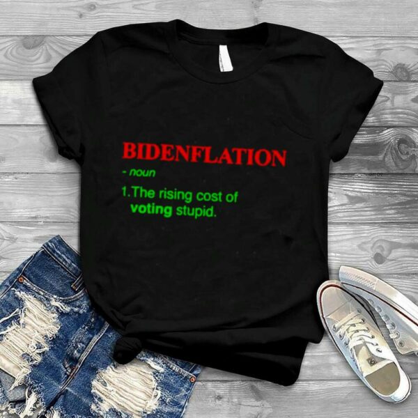 Christmas Bidenflation the rising cost of voting stupid shirt