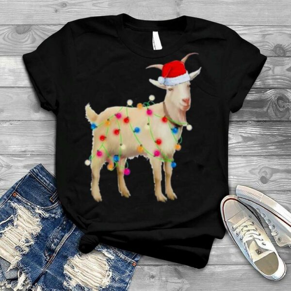 Christmas Goat Hat Holiday Funny 2022 shirt