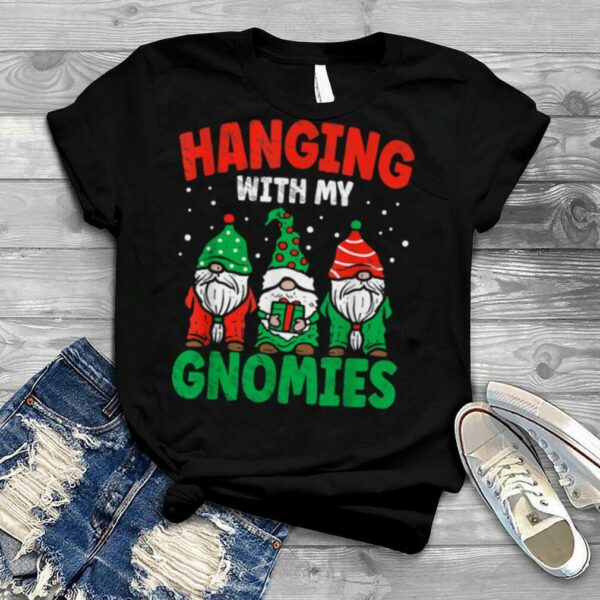 Christmas Hanging With My Gnomies Funny Xmas Family Pajamas Shirt