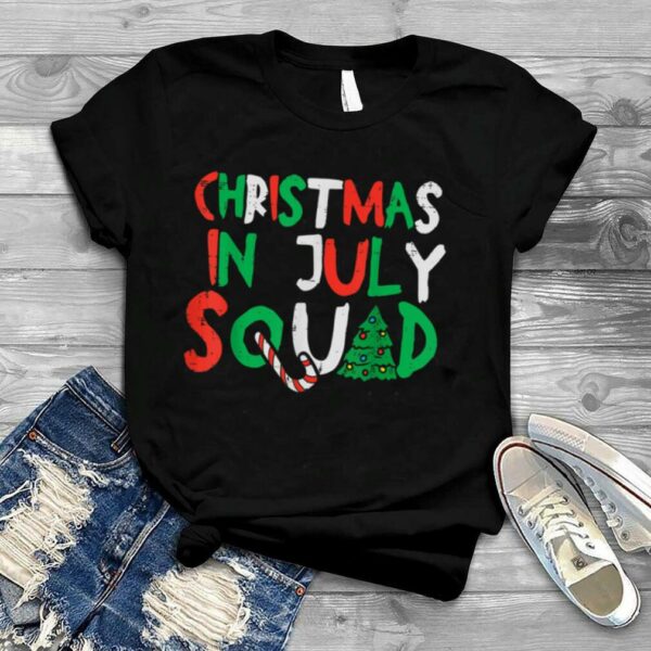 Christmas In July Squad Funny Summer Xmas Men Women Kids T Shirt