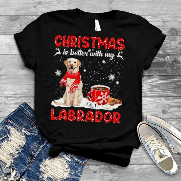 Christmas Is Better With My Yellow Labrador Dog Sweater Shirt