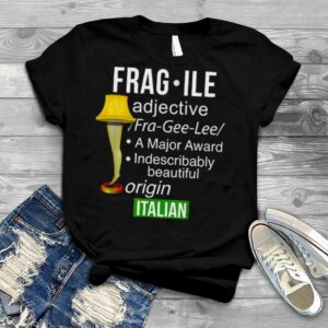 Christmas Leg Lamp Fragile Definition Funny Major Award shirt